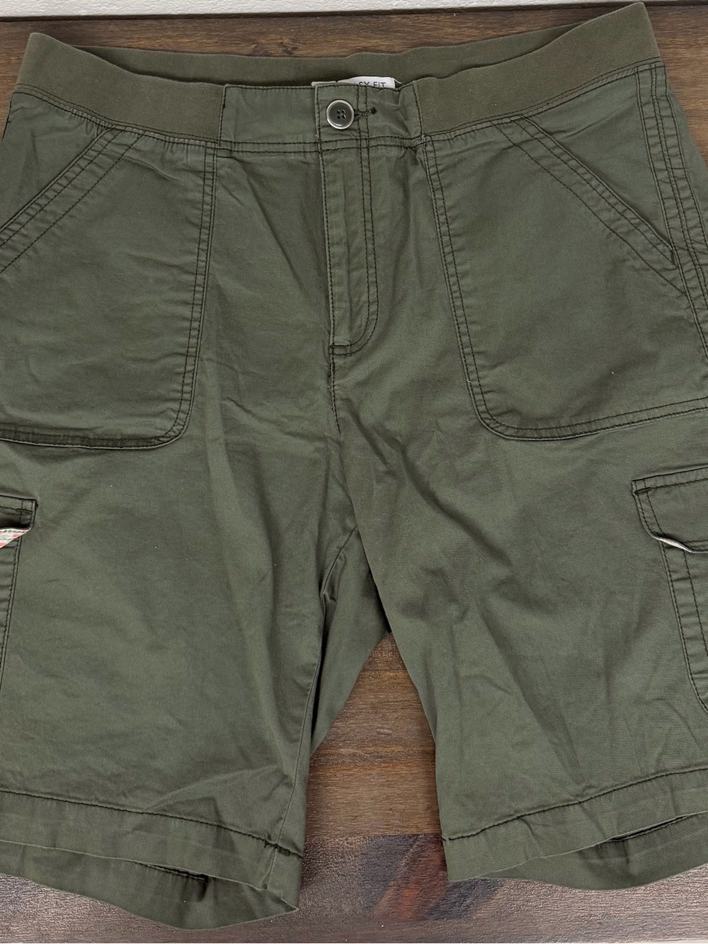 Women’s Olive Green Cargo Shorts